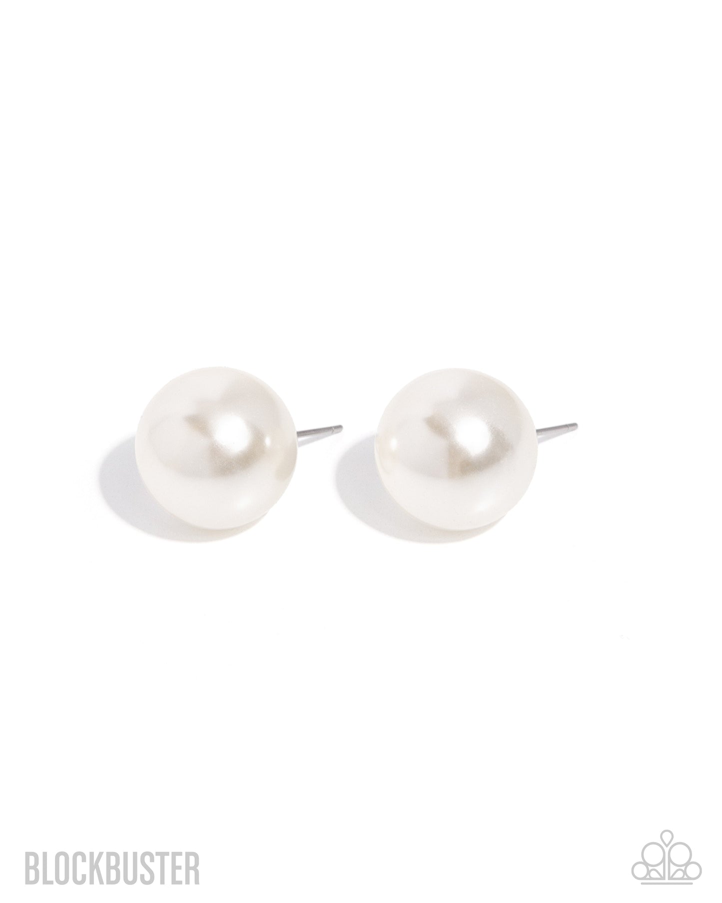 Preppy Princess - White Earrings | Paparazzi Accessories