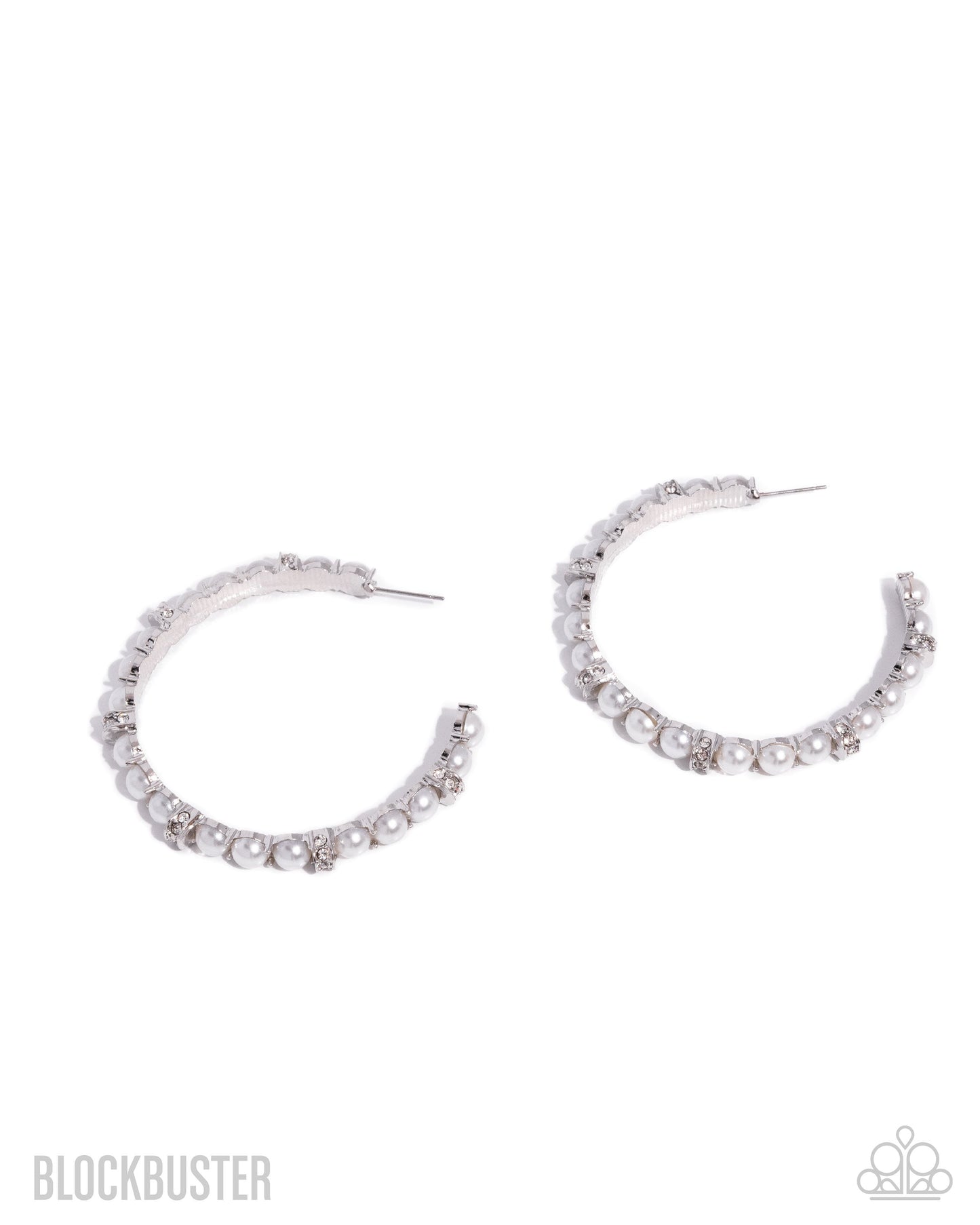 Classical Ballet - White Earrings | Paparazzi Accessories