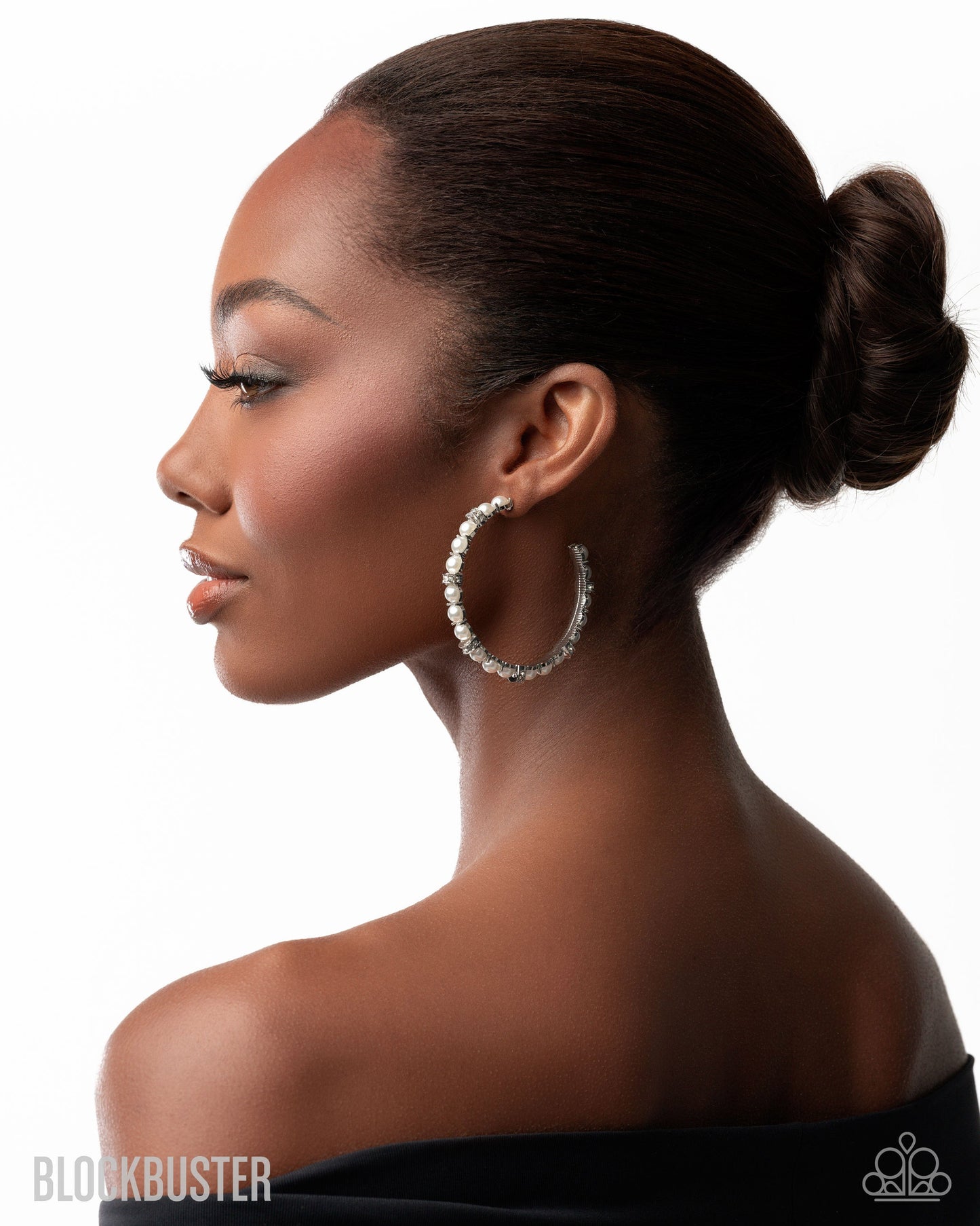 Classical Ballet - White Earrings | Paparazzi Accessories