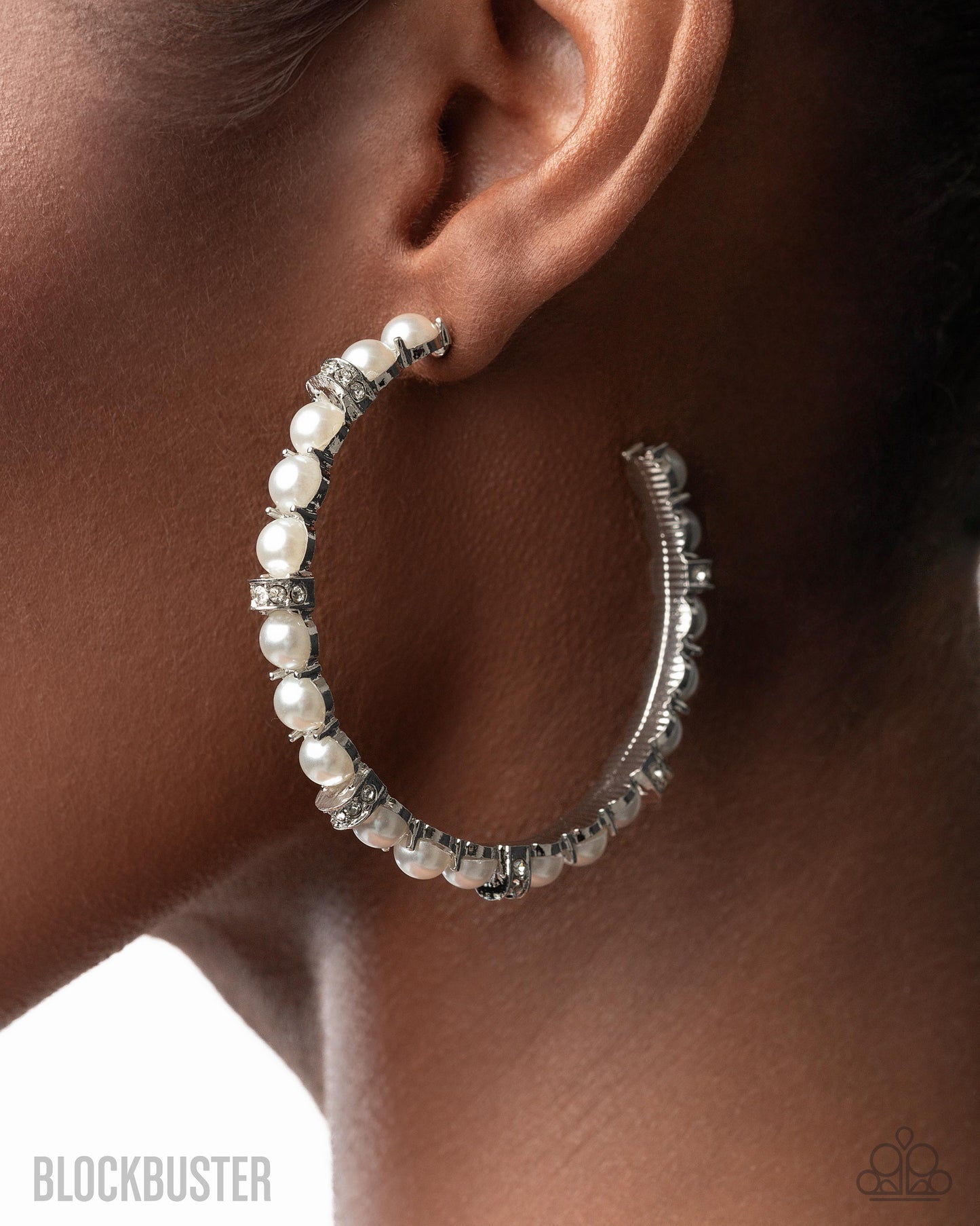 Classical Ballet - White Earrings | Paparazzi Accessories