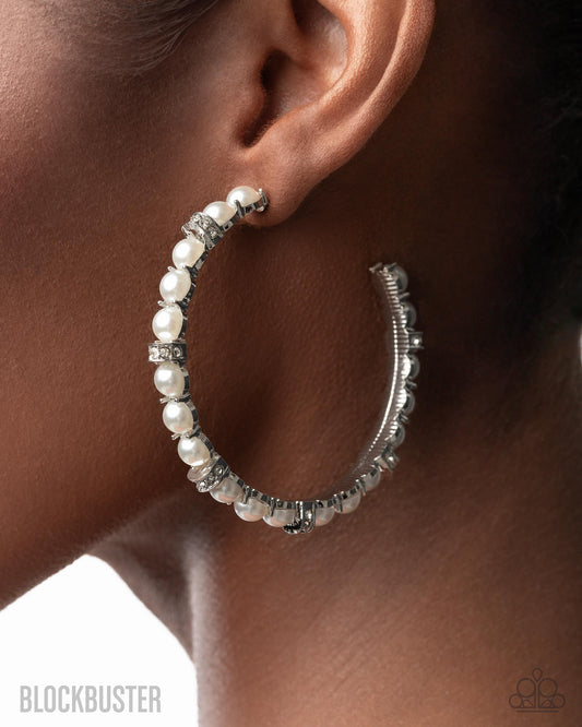Classical Ballet - White Earrings
