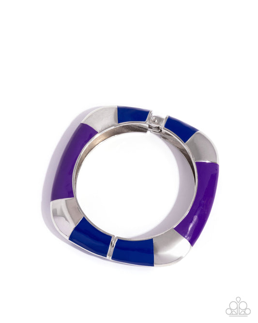 Painted Perfection - Purple Bracelet