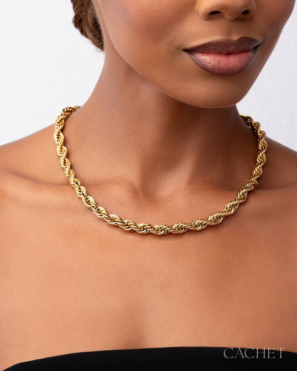 Helix - 18k Gold Plated Necklace