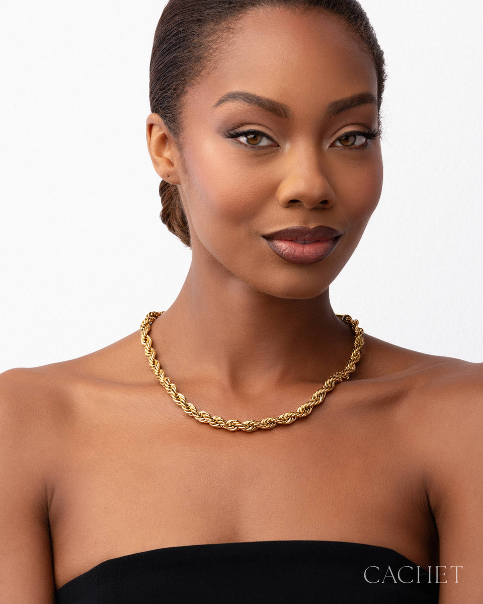 Helix - 18k Gold Plated Necklace