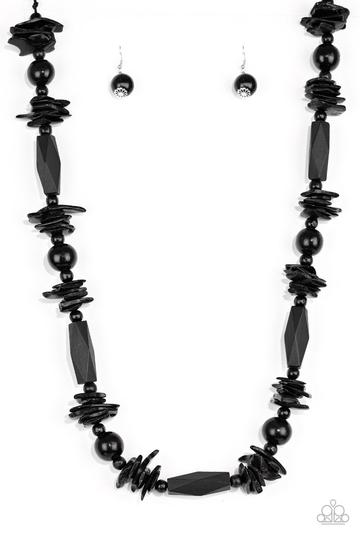 Paparazzi Cozumel Coast - Black Necklace - Pusher P