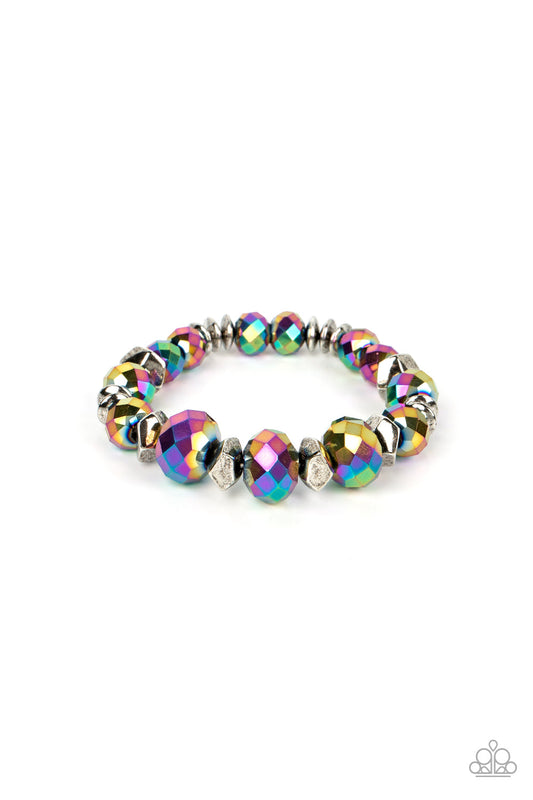 Paparazzi Astral Auras - Oil Spill Bracelet - Paparazzi Accessories Jewelry