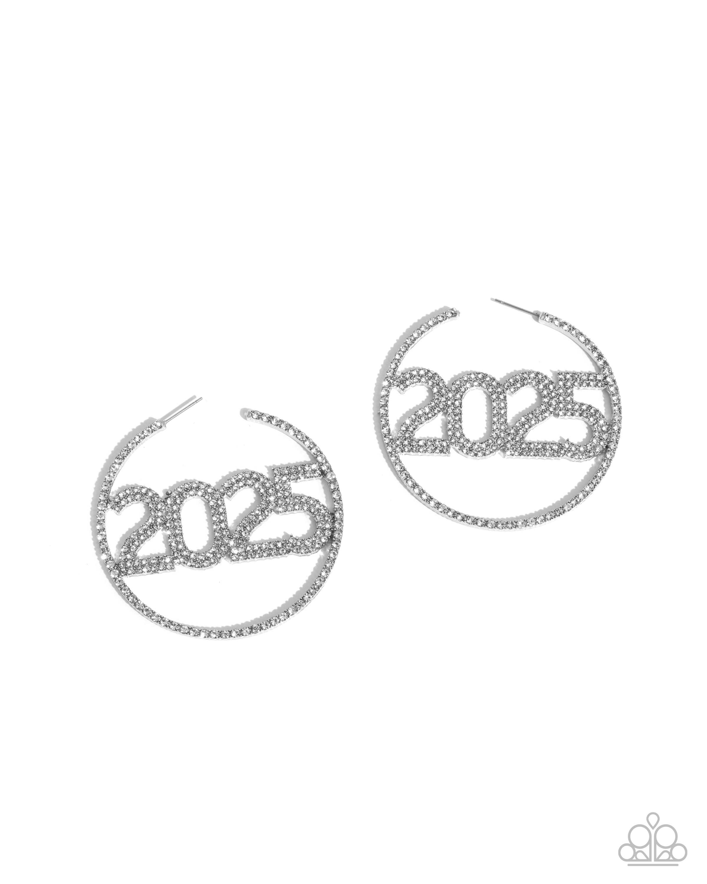 This is Gonna Be My Year - Silver Hoop Earrings