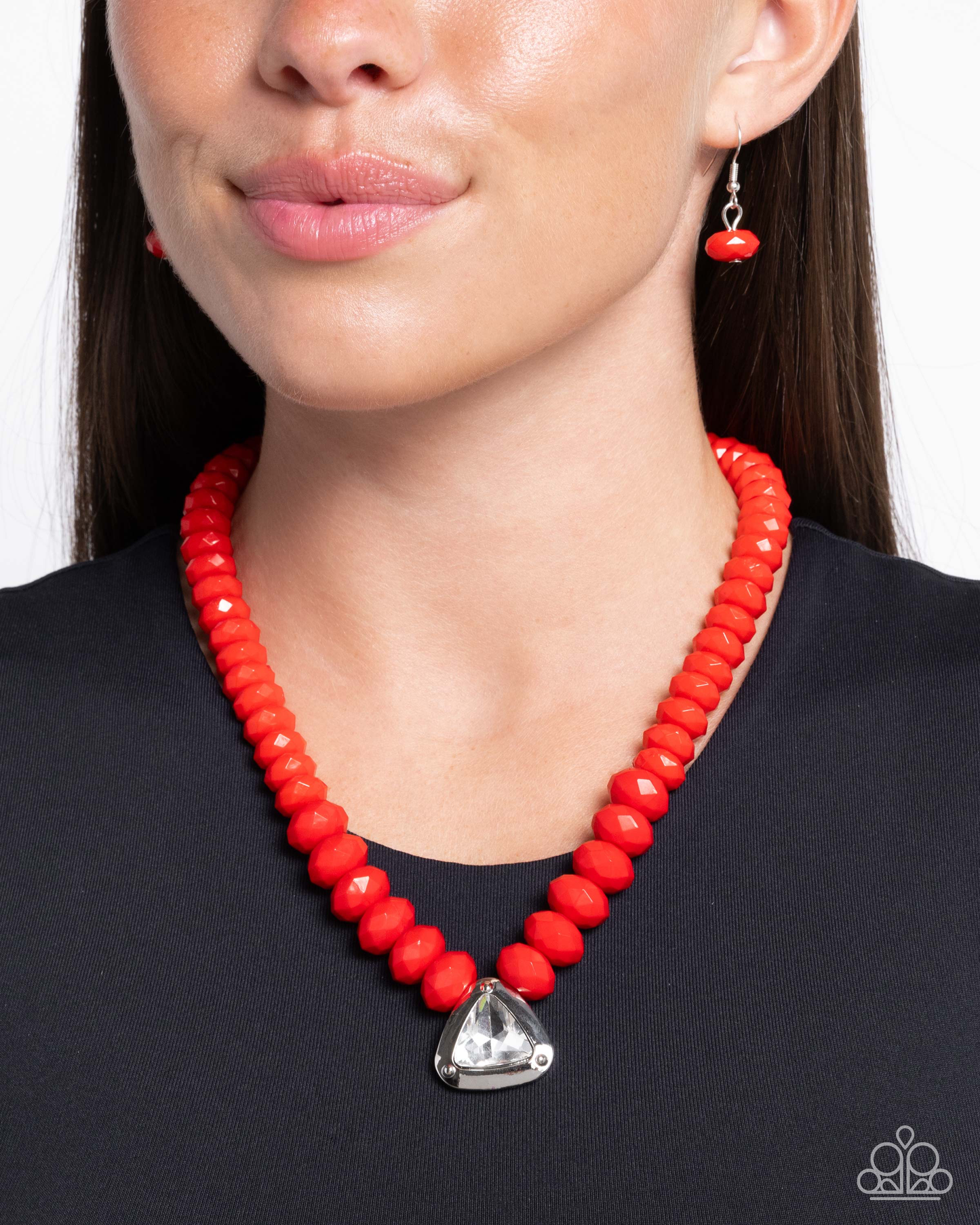 Trailblazing Triangle - Red Triangle Necklace