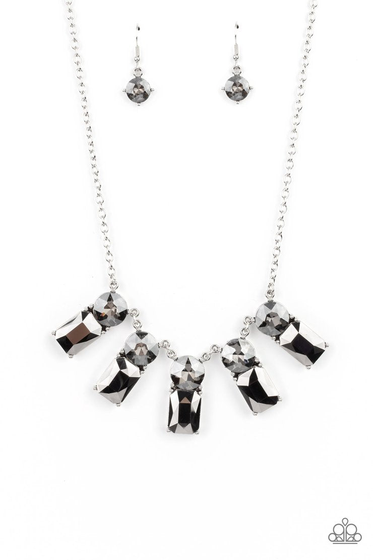 Paparazzi Celestial Royal - Silver Necklace - Pusher P