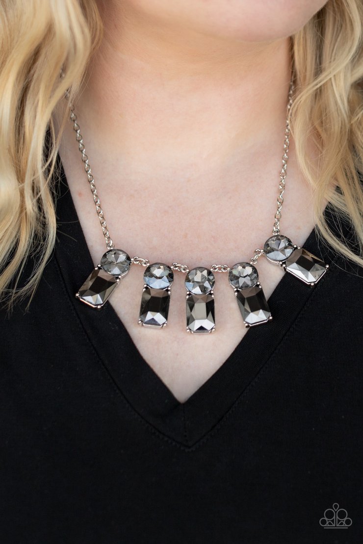 Paparazzi Celestial Royal - Silver Necklace - Pusher P