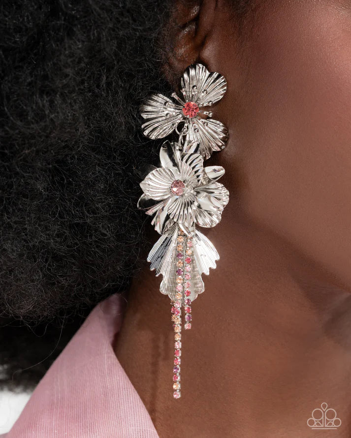 Classical Cadenza - Multi Floral Earrings
