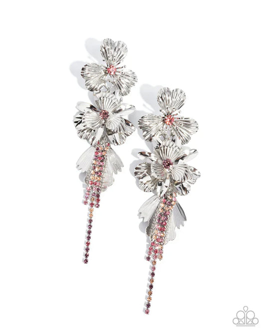 Classical Cadenza - Multi Floral Earrings
