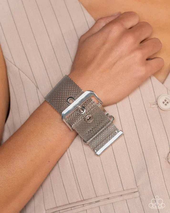 Defiant Display - Silver Bracelet