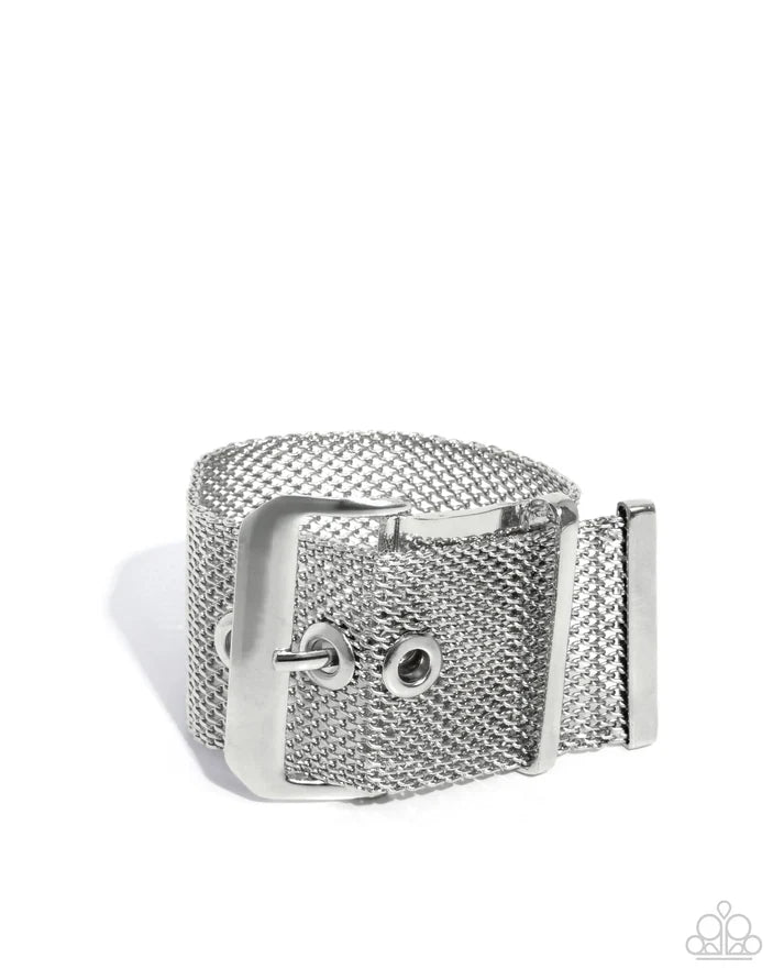Defiant Display - Silver Bracelet