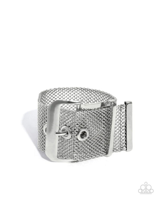 Defiant Display - Silver Bracelet