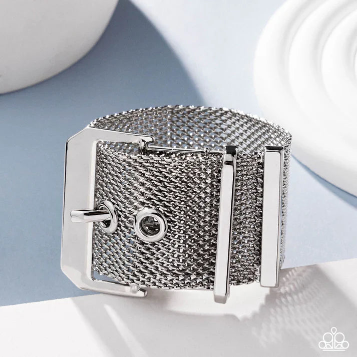 Defiant Display - Silver Bracelet