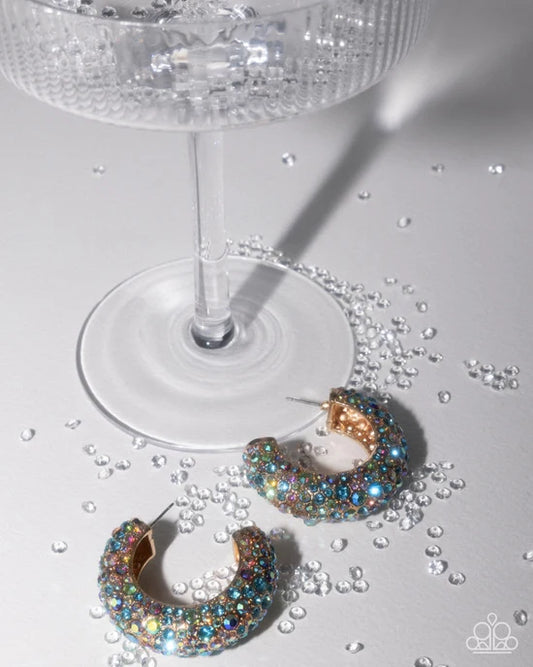 Exaggerated Enthusiasm - multiearrings - Gold | Paparazzi Accessories