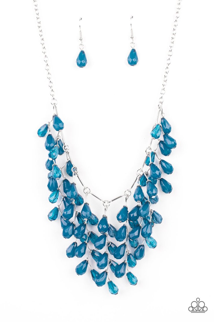 Paparazzi Garden Fairytale - Blue Necklace - Pusher P