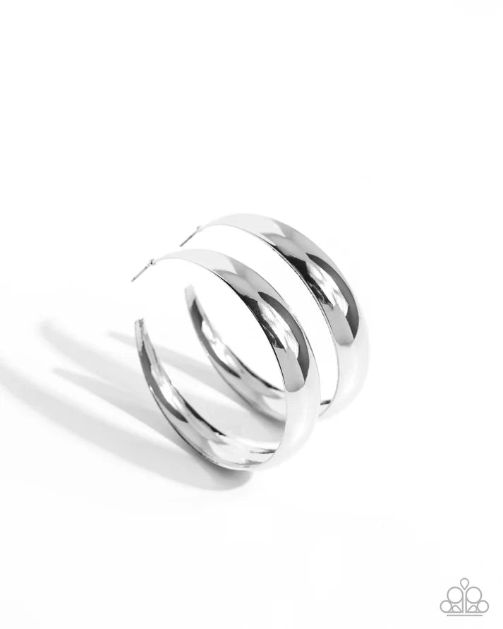 Gravity Generosity - Silver Earrings