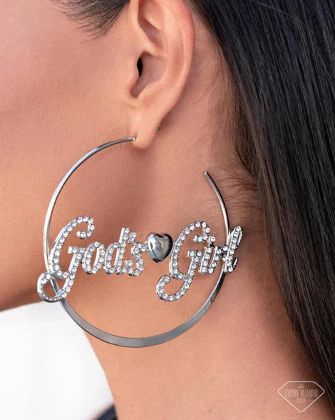 Shine and Purpose (God’s Girl) - White Earrings