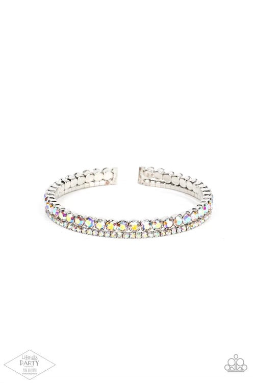 Paparazzi Fairytale Sparkle - Multi Bracelet - Pink Diamond Life of the Party Exclusive - Pusher P