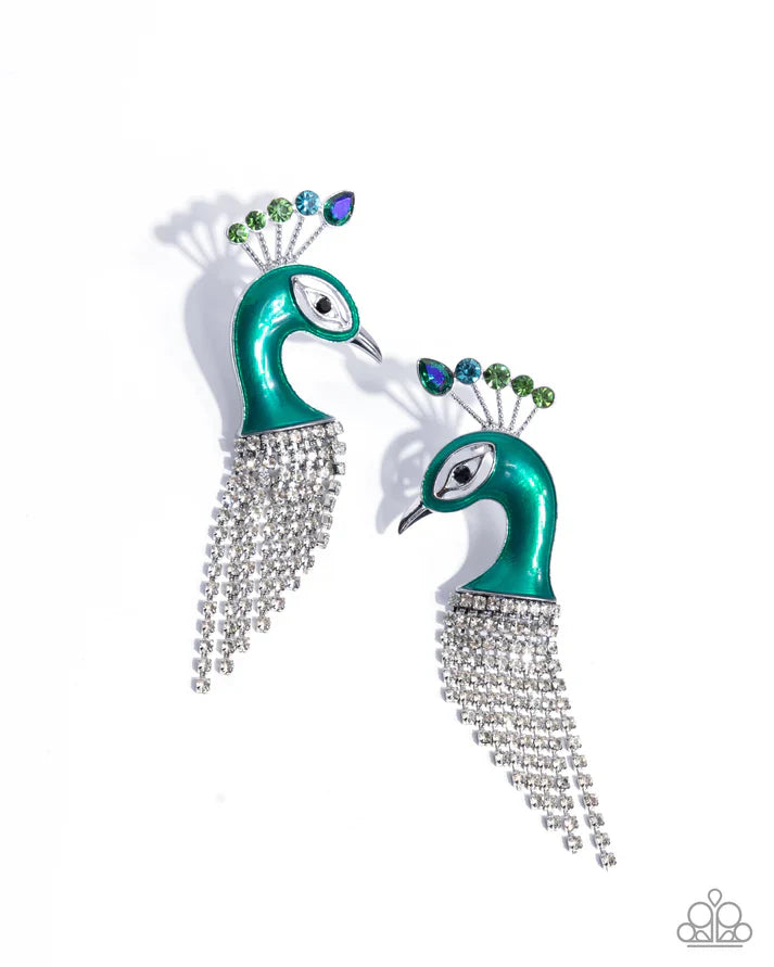 Pampered Peacock - Multi Earrings