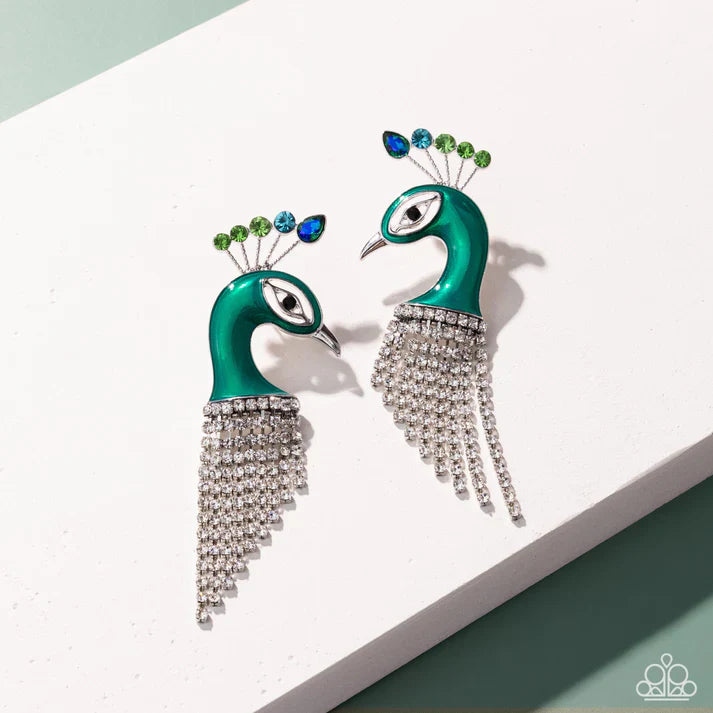 Pampered Peacock - Multi Earrings