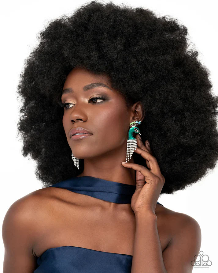 Pampered Peacock - Multi Earrings