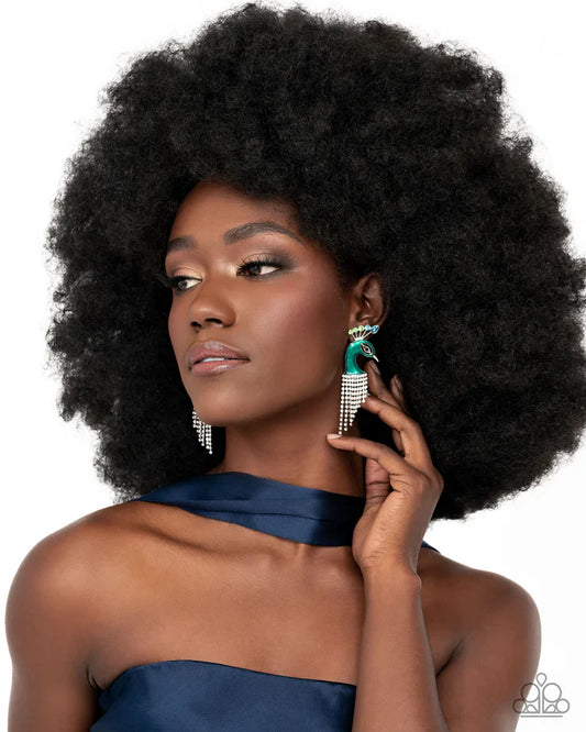 Pampered Peacock - Multi Earrings