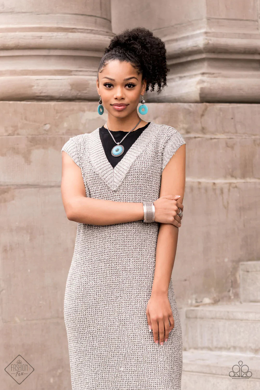 Paparazzi Simply Santa Fe - April's Fashion Fix 2021 Complete Trend Blend - Pusher P