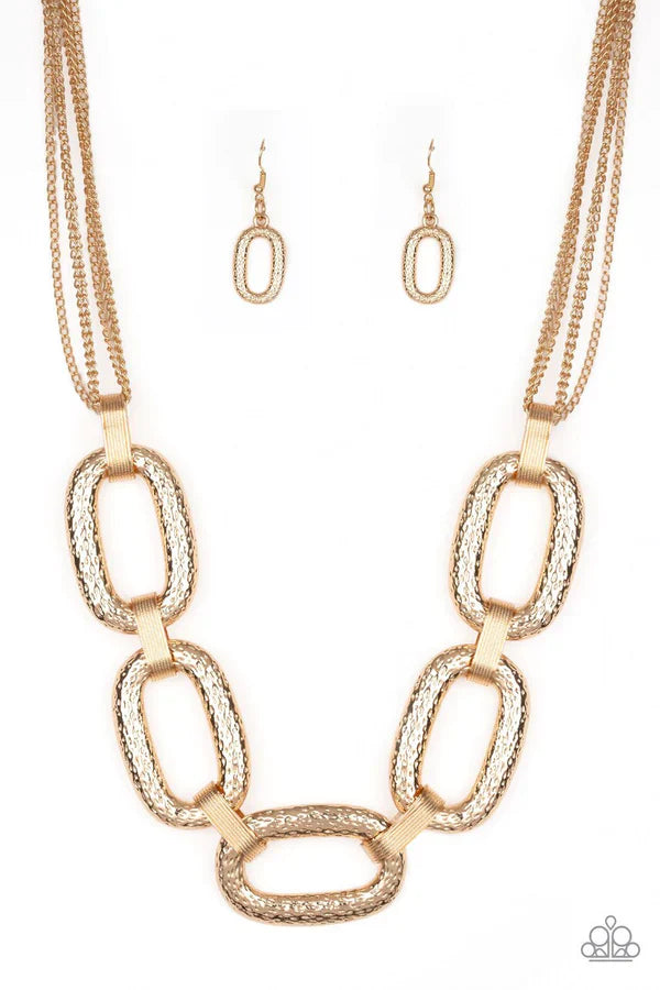 Take Charge Gold Necklace