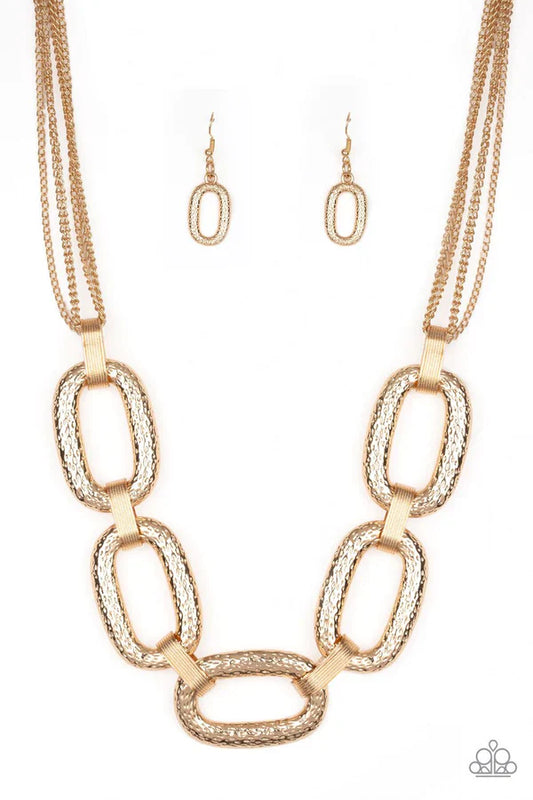 Take Charge Gold Necklace
