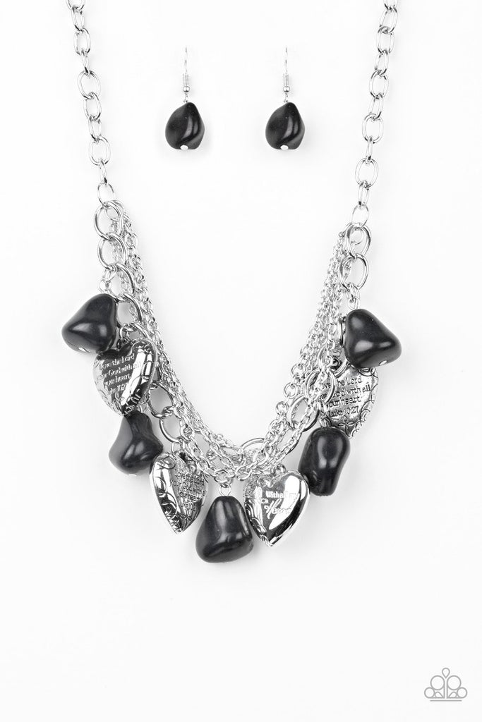 Paparazzi Change Of Heart - Black Necklace - Pusher P