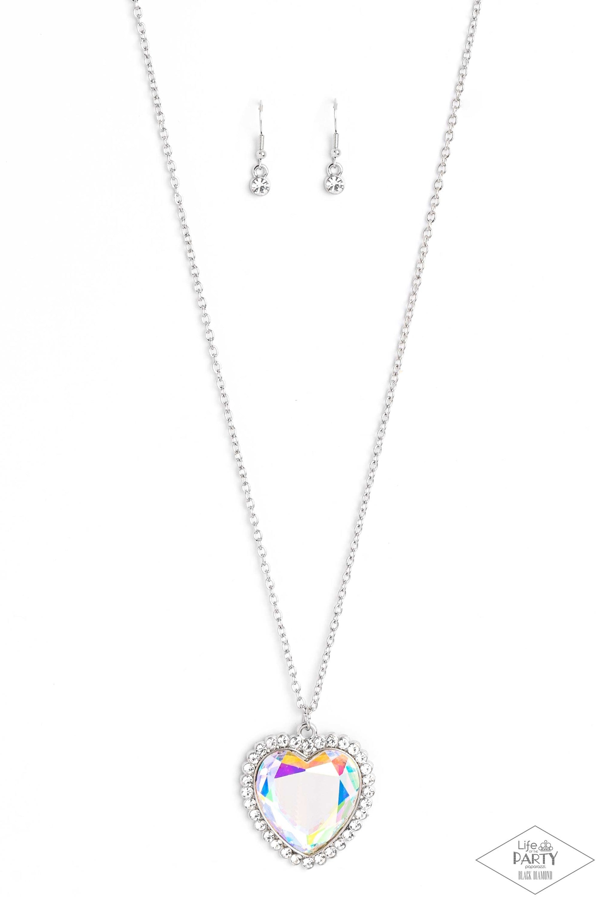 Paper Prismatically Twitterpated - Multi Necklace- Black Diamond Life of the Party