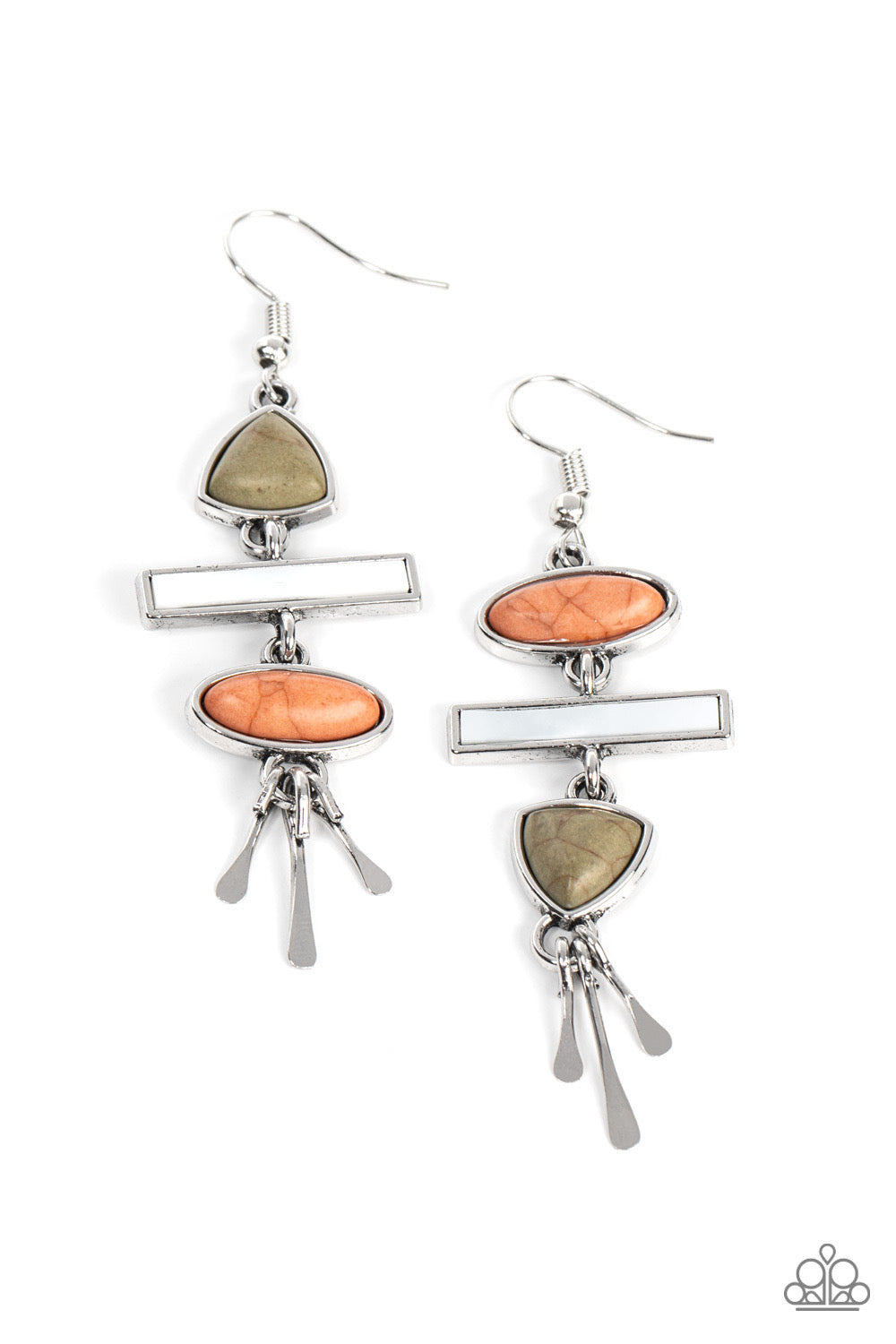 2 Piece Set- Artisan Eden - Multi Necklace and Adventurously Artisan - Multi Earrings