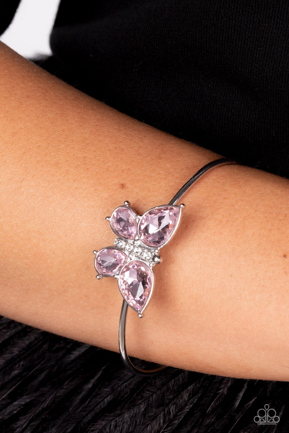 Paparazzi Butterfly Beatitude - Pink Bracelet - Pusher P