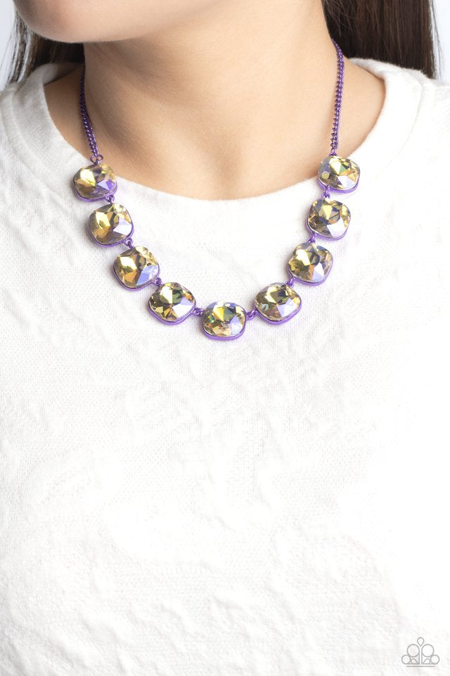 Combustible Command - Purple Necklace Set
