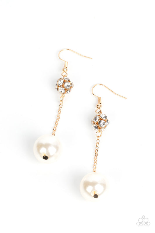 Paparazzi Nautical Nostalgia - Gold Earrings