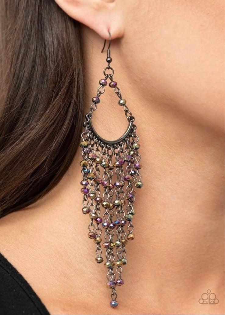 Paparazzi Metro Confetti - Multi Earrings - Life Of The Party Exclusive - Pusher P