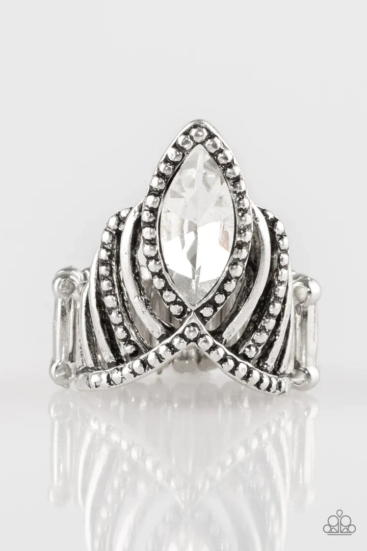 Heres Your Crown White Ring Paparazzi Jewelry Images