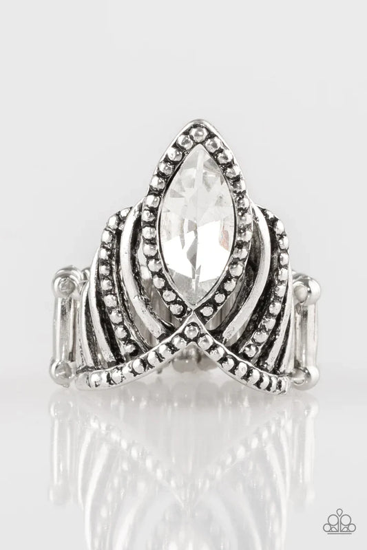 Heres Your Crown White Ring Paparazzi Jewelry Images