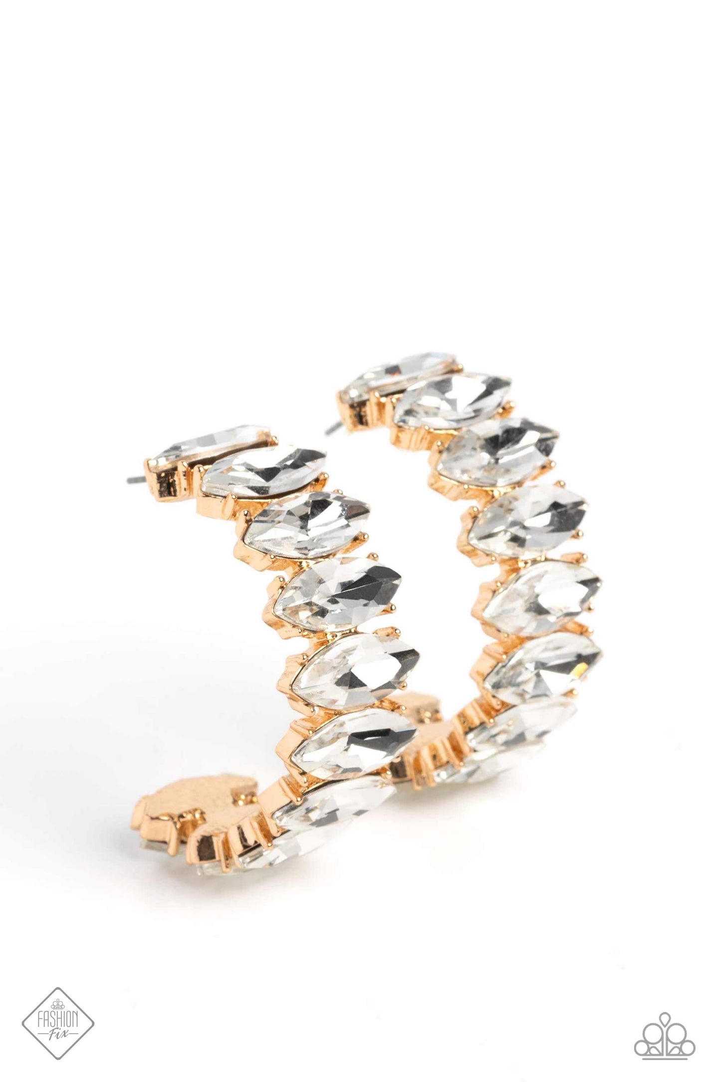 Paparazzi Priceless Pairing - Gold Earrings- March 2023 Fashion Fix