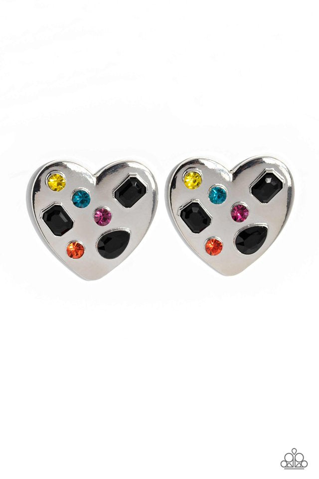 Relationship Ready - Black Heart Earrings