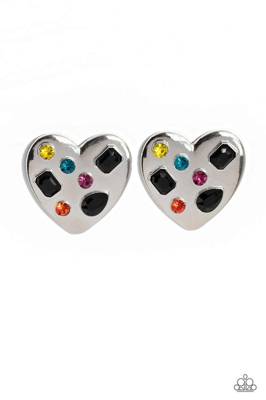 Relationship Ready - Black Heart Earrings