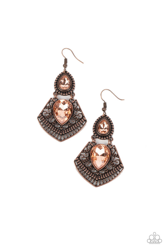 Royal Remix - Copper Earrings