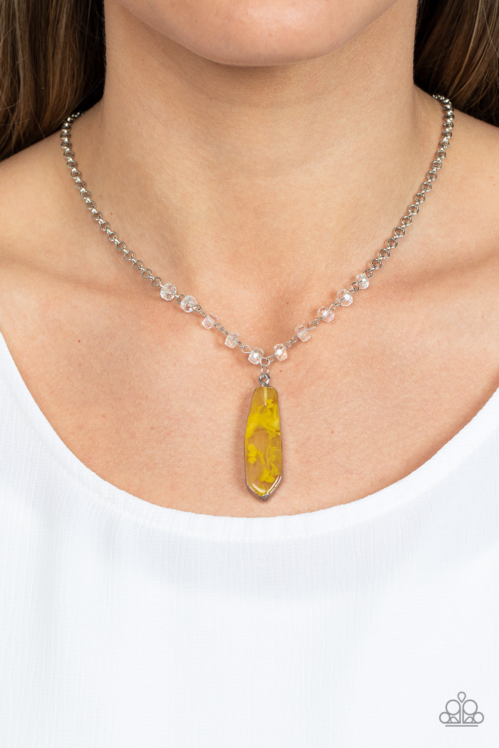 Paparazzi Magical Remedy - Yellow Necklace - Pusher P