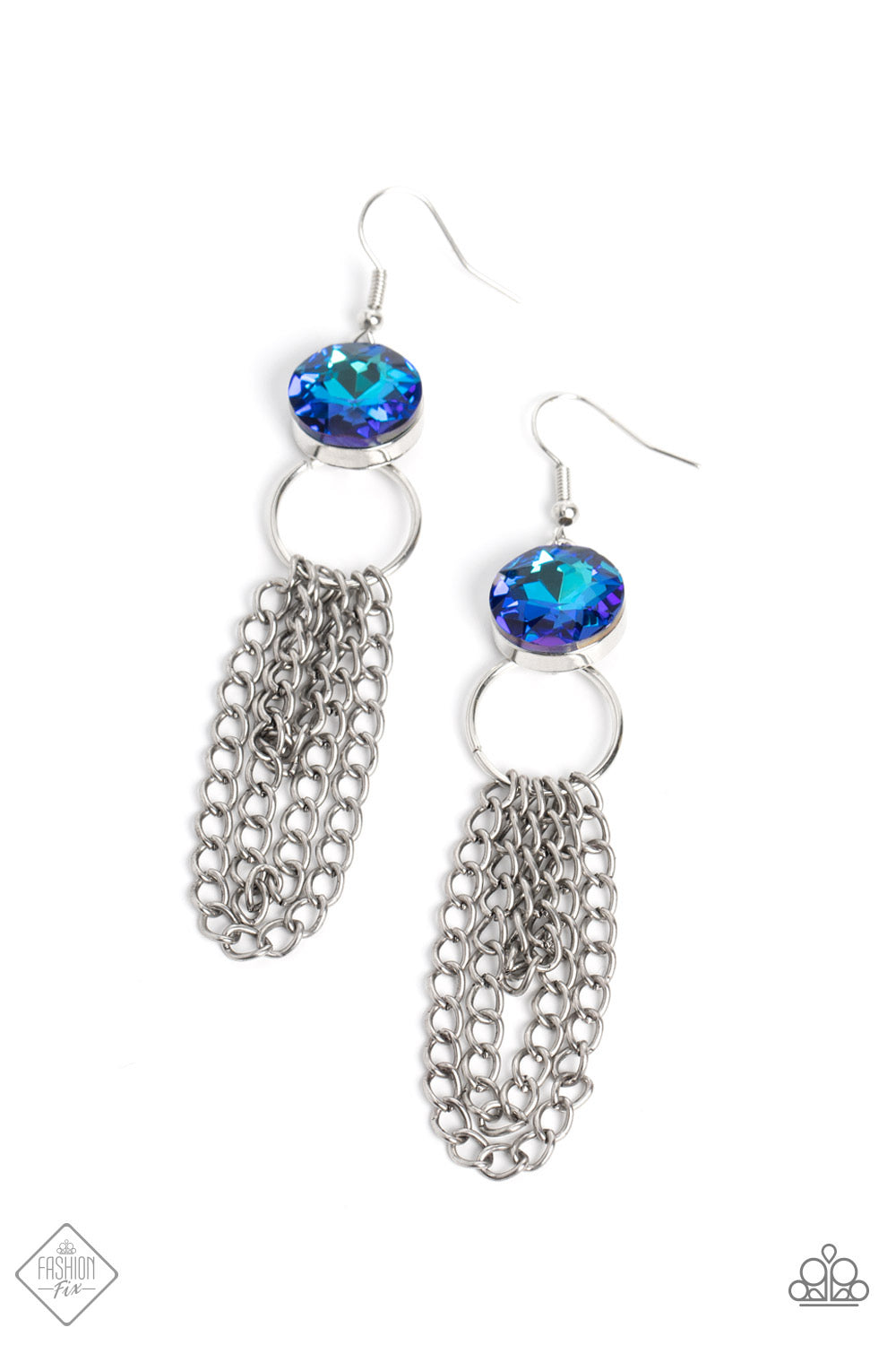 2pc set: Excalibur Extravagance - Blue Necklace & Arthurian A-Lister - Blue Earrings- December Fashion Fix