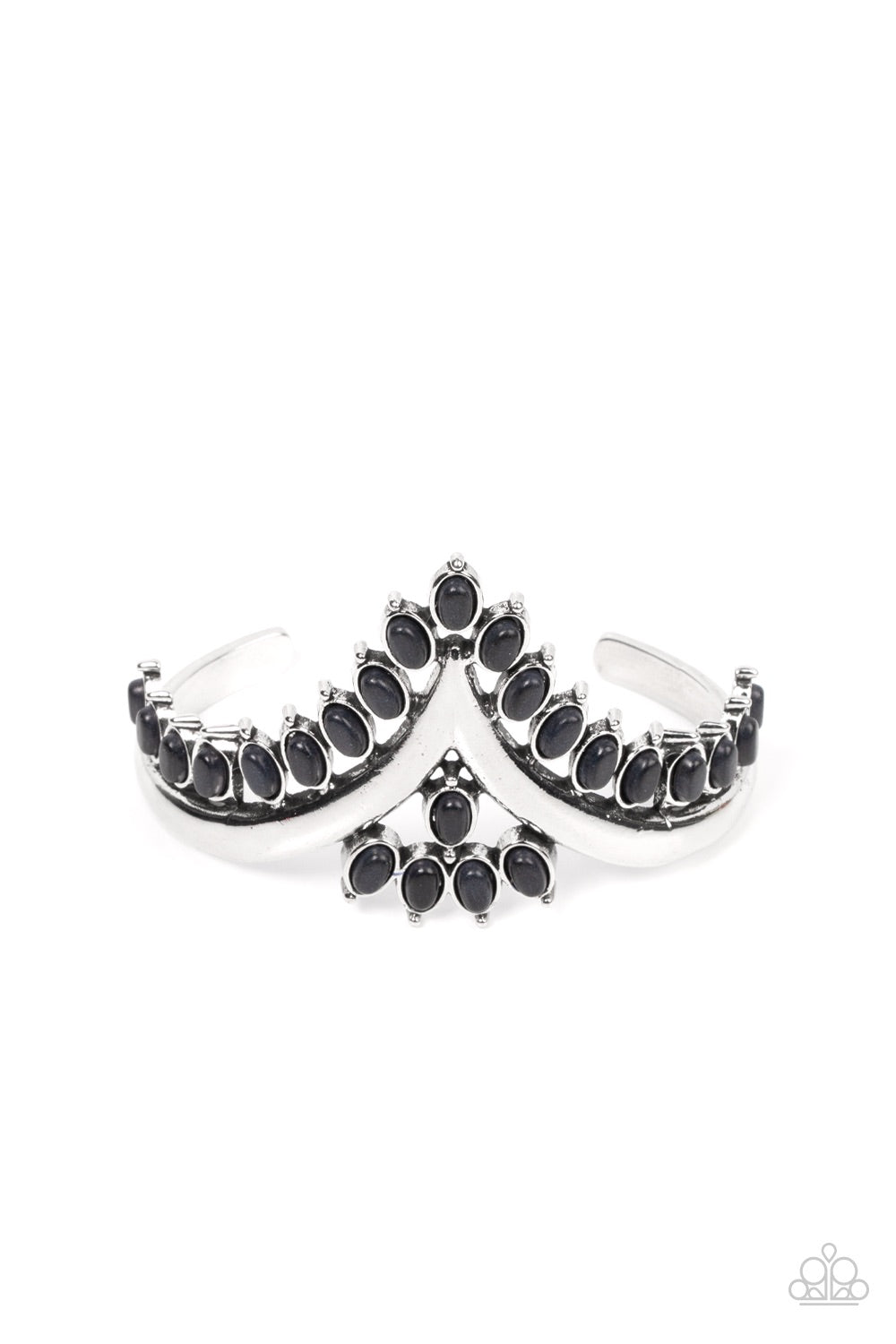 Paparazzi Teton Tiara - Black Bracelet - Pusher P