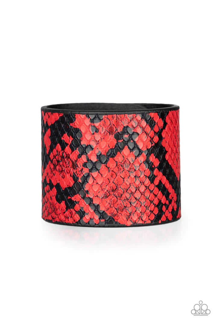 Paparazzi The Rest Is Hiss-tory Red Bracelet Paparazzi Jewelry Images