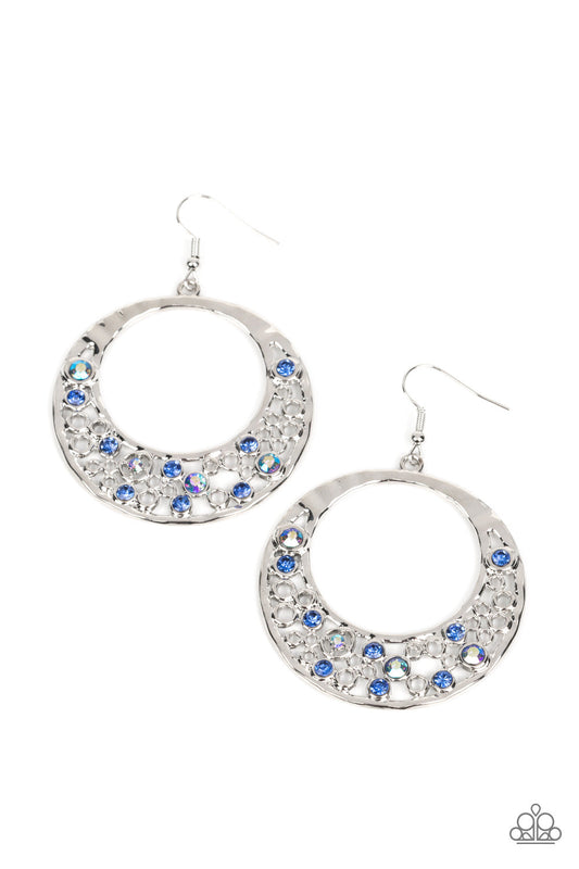 Paparazzi Enchanted Effervescence - Blue Earrings -Paparazzi jewelry Images